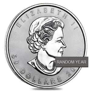 1 oz Palladium Canadian Maple Leaf (Random Year)