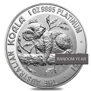 1 oz Platinum Australian Koala Coin BU (Random Year)