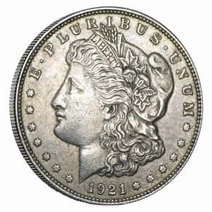 1921 Morgan Silver Dollar VG-XF