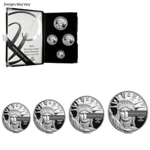 1.85 oz Proof Platinum American Eagle 4-Coin Set (Random Year, w/Box & COA)