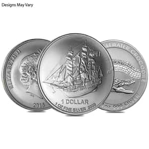 1 oz Silver Coin Random Mint .999+ Fine BU/Proof