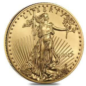 Gold American Eagle