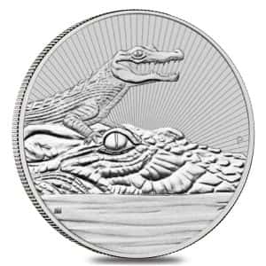 Perth Mint, Crocodile, silver