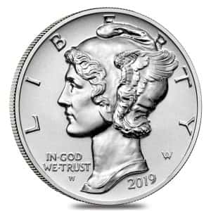 Palladium Coin Obverse