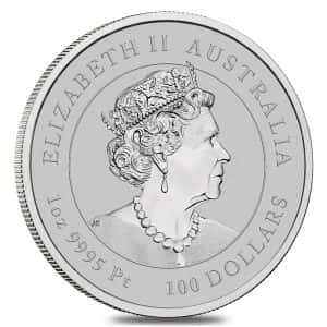 First Ever 1 oz Platinum Perth Mint Lunar Series Coin