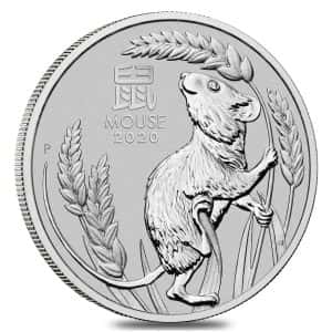 First Ever 1 oz Platinum Perth Mint Lunar Series Coin