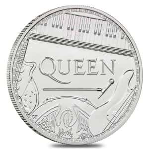 Queen Music Legends silver coin British Royal Mint 2020