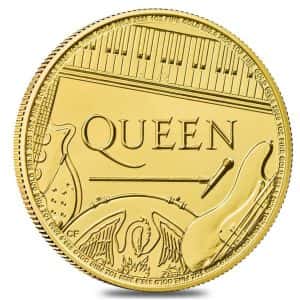 2020 Great Britain 1 oz Gold Music Legends Queen Coin .9999 Fine BU Bullion Exchanges Royal British Mint