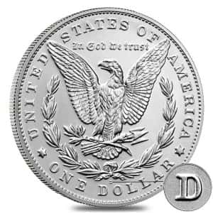 2021-D Morgan Silver Dollar Centennial Coin 1921 100th Anniversary (w/Box & COA)