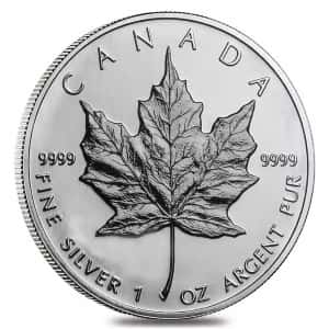 2003 silver maple leaf coin