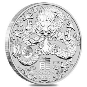 Lunar Dragon with Dragon Privy silver coin