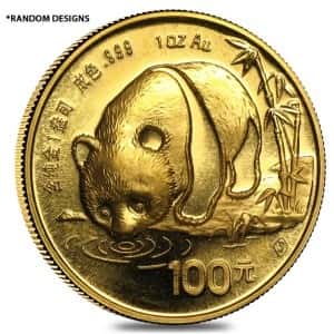 Gold Panda Coin random year