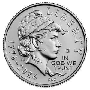 2026 Emerging Liberty Dime obverse