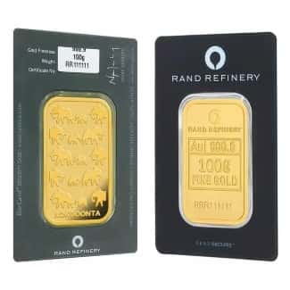 Rand Refinery 100 gram gold bar