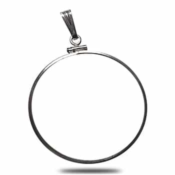Sterling silver deals coin bezel