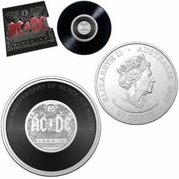 2022 - 2023 AC/DC 45th Ann. 20C 6-Coin Set - Royal Australian Mint 