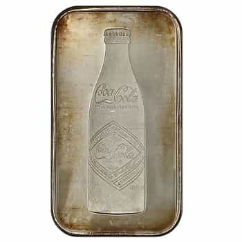 Coca-Cola® 1 oz .999 Pure Silver Bar [COKE-SLV-1-OZ-BAR] - $32.12