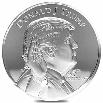 Donald Trump 1 oz .999 Silver Bar The People's President - In Capsule -  Morton Grove Coin