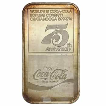 Coca-Cola® 1 oz .999 Pure Silver Bar [COKE-SLV-1-OZ-BAR] - $32.12