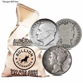 1000 face value silver discount bag