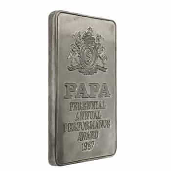 1987 Tiffany Co Perennial Annual Performance Award .925 Sterling