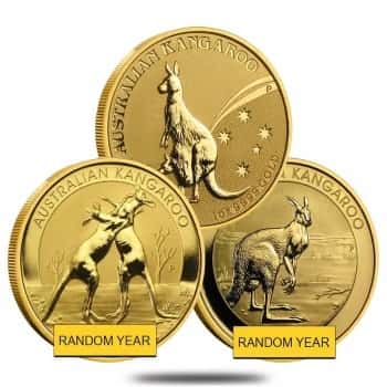 gold kangaroo nugget coin random year