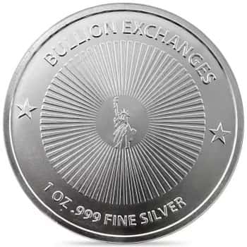 Bullion Exchanges Exclusive 1 oz. silver round obverse