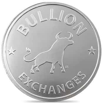 Bullion Exchanges Exclusive 1 oz. silver round reverse