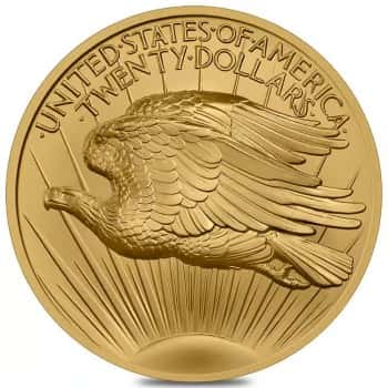 2026 1 oz 1907 Saint Gaudens High Relief Gold Coin 250th Ann. rev