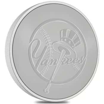 Yankees Silver Round