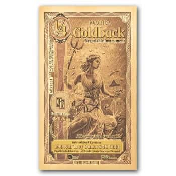 1/4 Florida Goldback