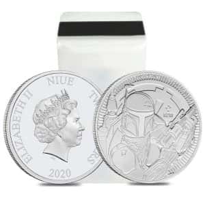 2020 Niue New Zealand Mint Boba Fett coin platinum Star Wars
