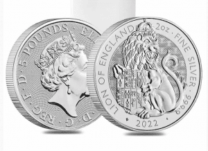 2 Oz Silver Coin The Royal Tudor Beasts Collection