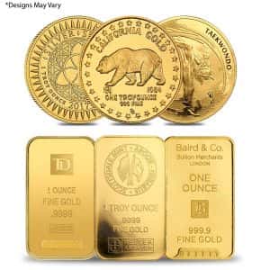 gold bars and rounds