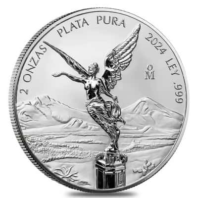 2024 2 oz Reverse Proof Mexican Silver Libertad Coin&nbsp;