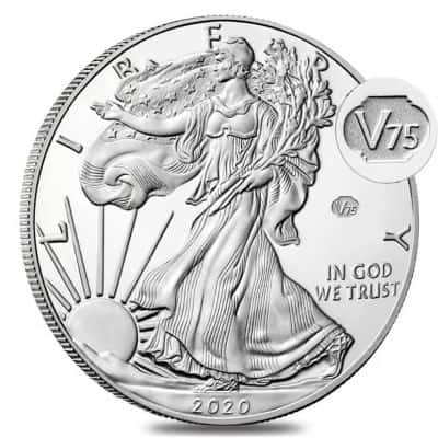 希少！イーグル銀貨2020-Wプルーフコイン Silver Eagle V75 希少！イーグル銀貨2020-Wプルーフコイン Silver Eagle V75