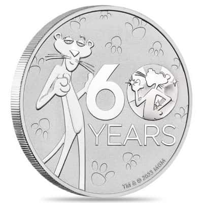 Pink Panther silver coin