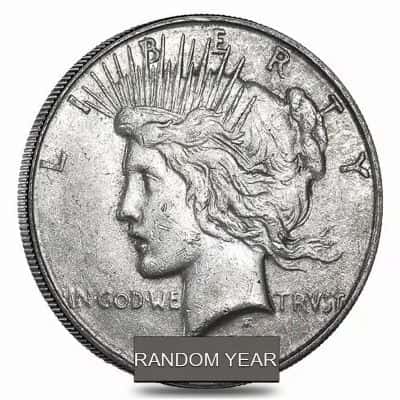 1922-1935 Peace Silver Dollar VG-XF (Random Year)