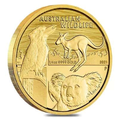 2021 1/4 oz Australian Wildlife Gold Coin BU Perth Mint