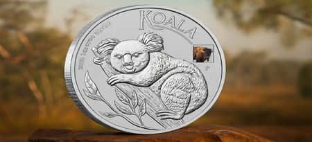 2025 1 oz Silver Australian Koala Bison Privy Coin Honors ANA Fair