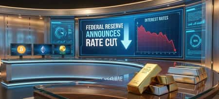 Fed Cuts Rates Again: Gold, Silver & Crypto React as 2025 Ends