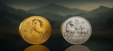 2026 Perth Mint Gold & Silver Lunar Horse Dragon Privy Coins