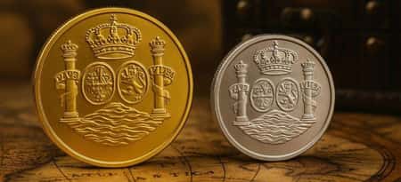 New Release: Gold & Silver 2025 Pillar Dollar Coins Celebrate 225 Years of History