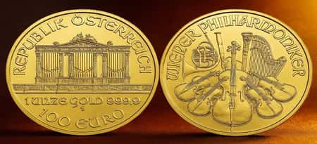 Buy 1 oz Austrian Philharmonic Gold Coins at Spot Price