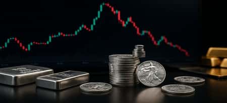 Silver Briefly Tops $45 Before Pullback: What’s Behind the Volatility?