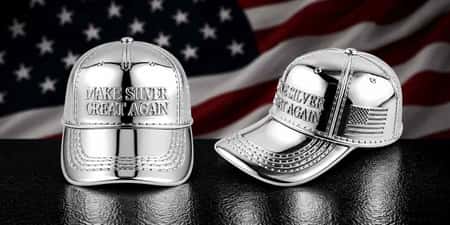 Bullion Exchanges Introduces New 3D Make Silver Great Again Silver Caps