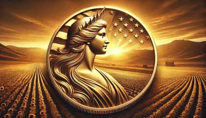 The 230th Anniversary Flowing Hair High Relief Gold Coin