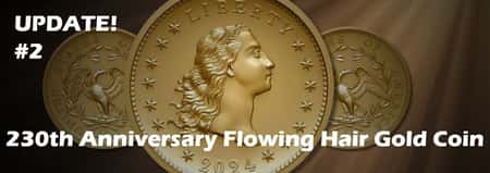 Privy Mark 230th Anniversary Flowing Hair Gold Coins: Auction Details Revealed!
