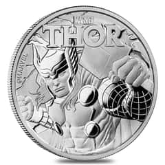 Thor Silver Bullion Coin (Marvel Comics)