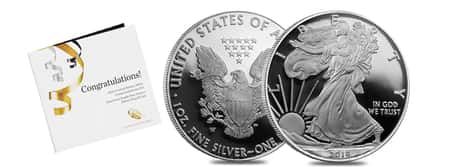 Proof American Eagle Congratulations Set